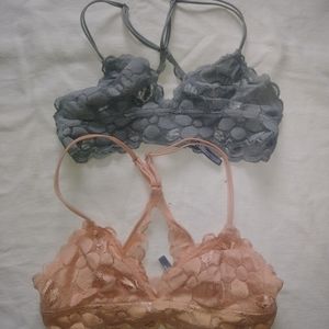 Two size small aerie bralettes